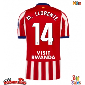 Atletico Madrid Marcos Llorente #14 Replica Home Stadium Shirt 2026-27 Short Sleeve